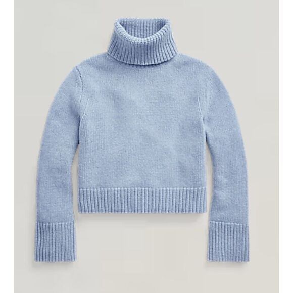 NWT Polo Ralph Lauren Wool-Cashmere Turtleneck Sweater, small $388 B13 - Picture 1 of 10